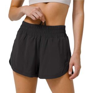 Lululemon Track That High-Rise Short 3" Lined Black
